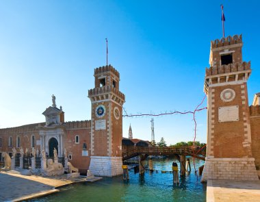 Venice Arsenal and Naval Museum entrance clipart