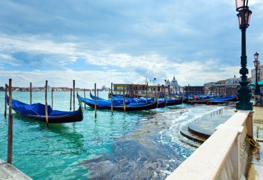 Venice gondolas clipart