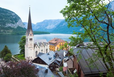 Hallstatt view (Austria) clipart