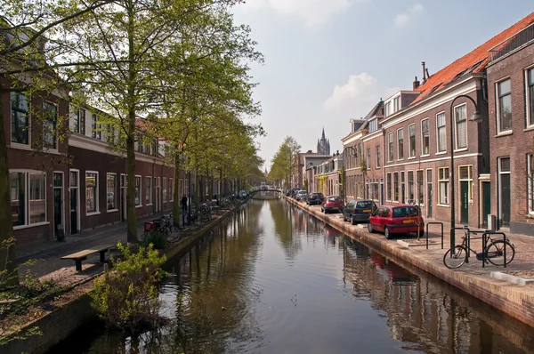 Houses and Canal . — Stock Photo, Image
