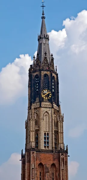 Architectural details.Delft , new church . — Stock Photo, Image