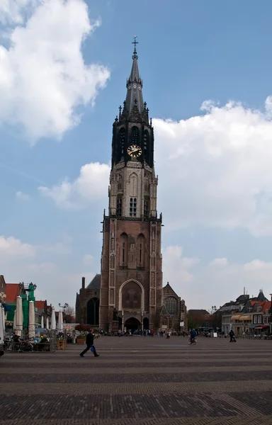 Delft, yeni kilise . — Stok fotoğraf