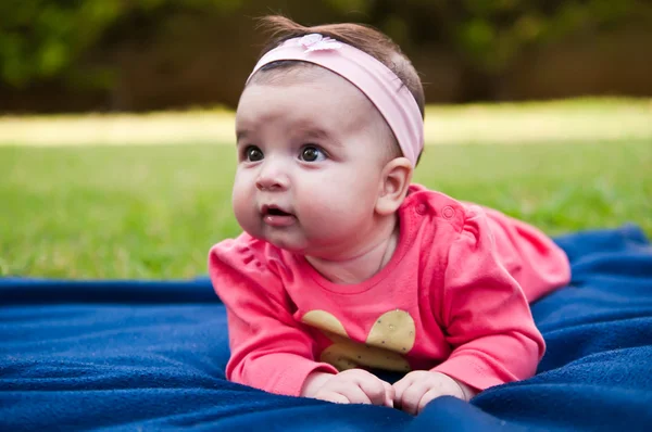 Cute little baby girl , — Stock Photo, Image