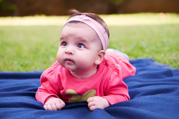 Cute little baby girl , — Stock Photo, Image