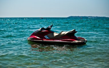 JetSki in the water . clipart