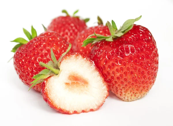 Mogna jordgubbar — Stockfoto