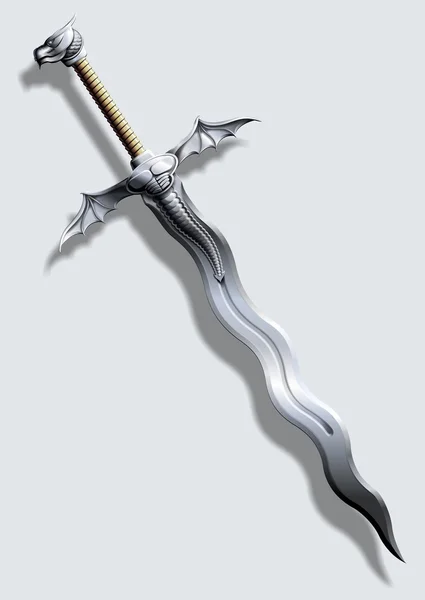 Schwert - Drache — Stockfoto