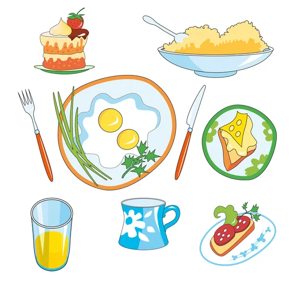 Food stuffs — Stock Vector