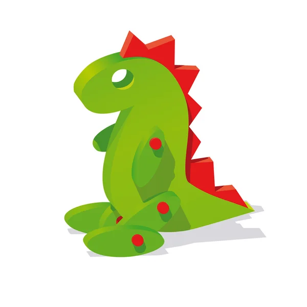 Dragon jouet — Image vectorielle