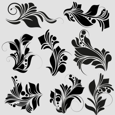 Conceptual Flower Drawing clipart