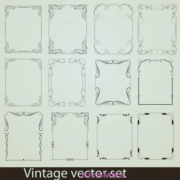 stock vector Creative Style Frames