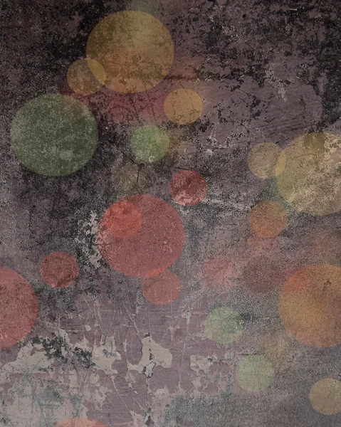 Smutsiga oskärpa bubblor textur vägg — Stockfoto