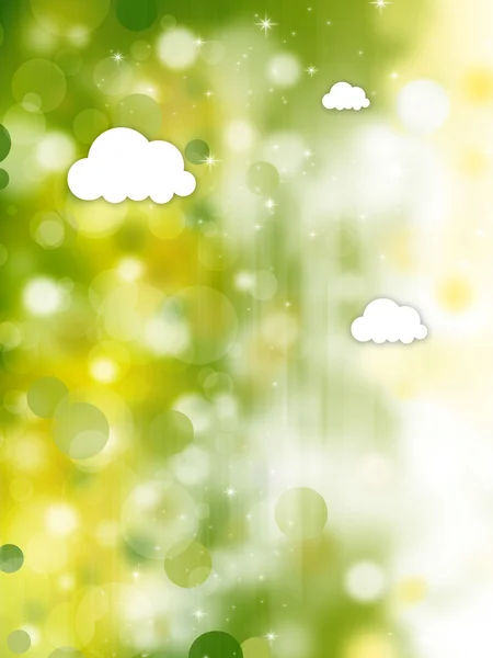 Creative Sparkle Cloudy Bubbles Background