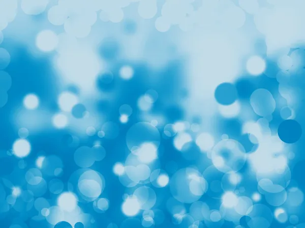 Various Blue Sparkle Bubbles — Stock Photo, Image