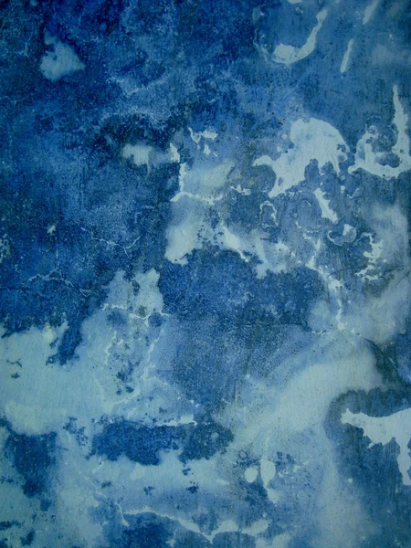 ブルー汚れた壁 — ストック写真