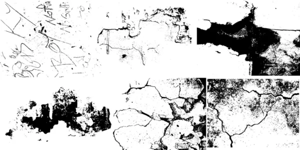 Conception isolée de texture murale Grunge — Image vectorielle