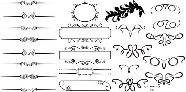 Fancy Divider n Flourish Frame Banners