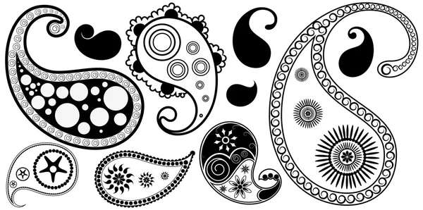 Illustration de design créatif de Paisley — Image vectorielle