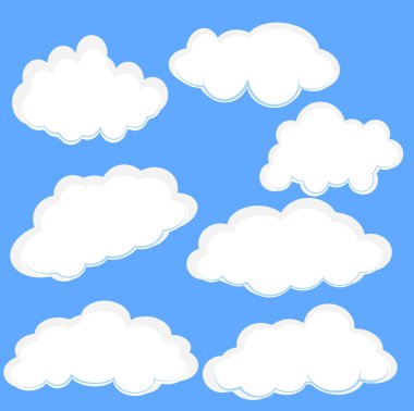 Cartoon Clouds clipart