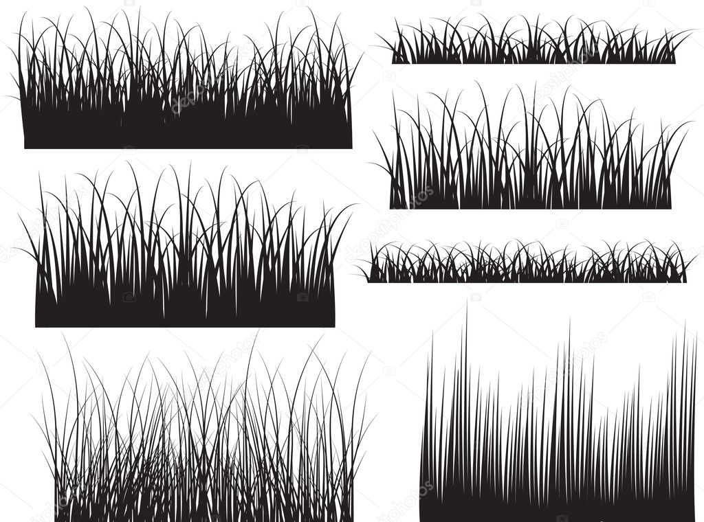 Black Shape Grassline