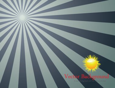 Vignette Retro Vector Sunburst Background clipart