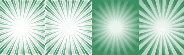 Collection Sunburst rétro — Image vectorielle