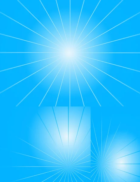 Art créatif de la conception Sunburst rétro — Image vectorielle