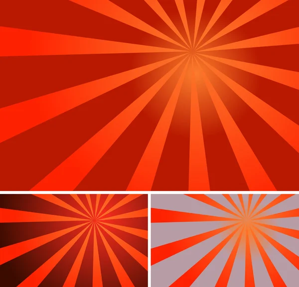 Einzigartiges Sunburst-Hintergrunddesign — Stockvektor