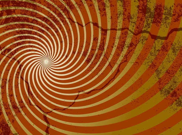 Style spirale Sunburst Design — Image vectorielle