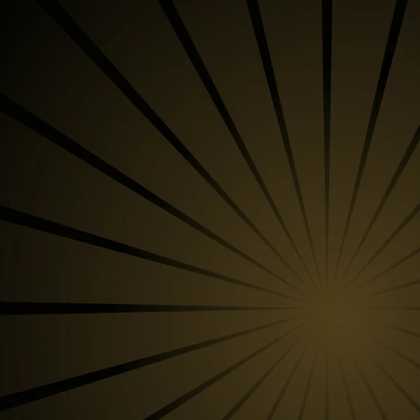 Conception sunburst noir foncé — Image vectorielle