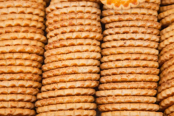 Süße Kekse Hintergrund — Stockfoto