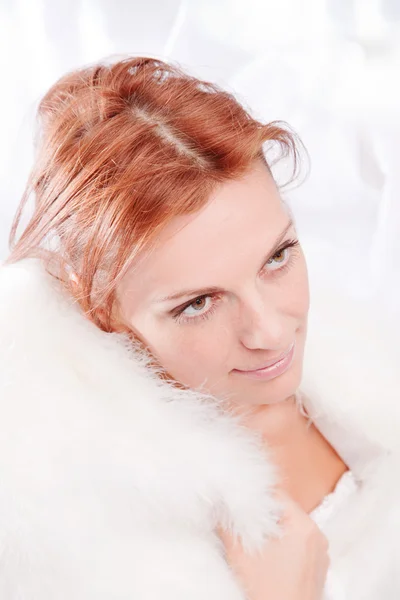 Red-haired Bride — Stok fotoğraf
