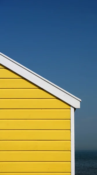 stock image Yellow beach hut