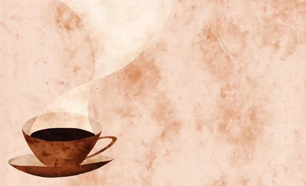 Kaffeetassen-Collage — Stockfoto
