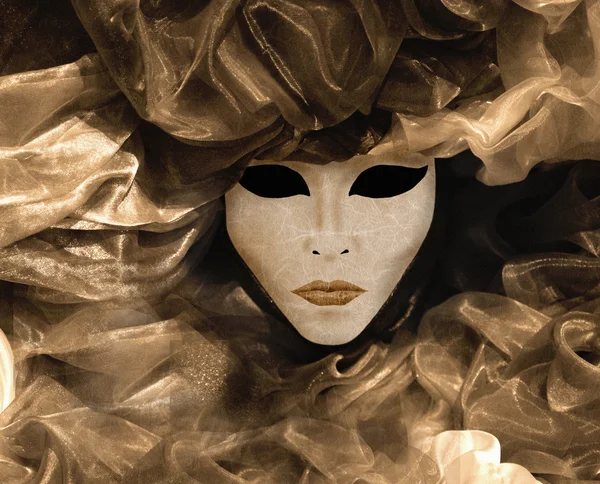 Collage maschera veneziana — Foto Stock