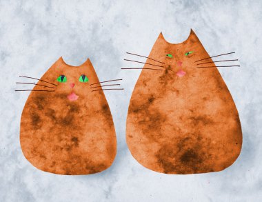 Singing cats clipart