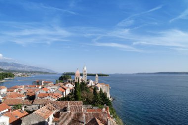 Croatia, Rab island, Rab town clipart