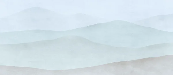 Panorama montañoso, textura de papel collage — Foto de Stock
