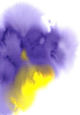 Watercolor background in purple iris color scheme clipart