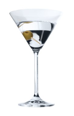 Dry martini, isolated clipart