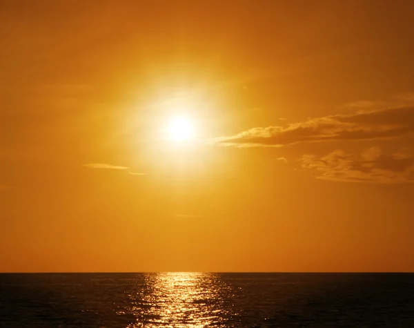 stock image Sunset over ocean