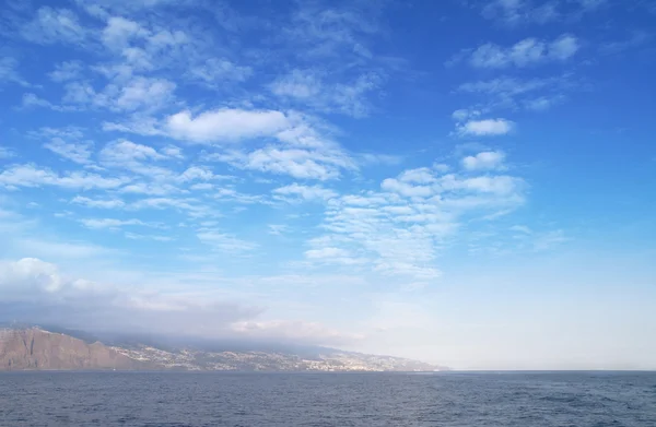 Madeira Güney sahil, deniz görünümü — Stok fotoğraf