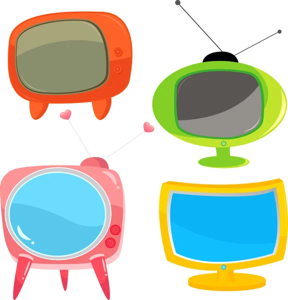 Televisión — Archivo Imágenes Vectoriales