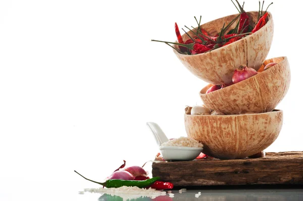Kryddig asiatisk matlagning ingredienser — Stockfoto