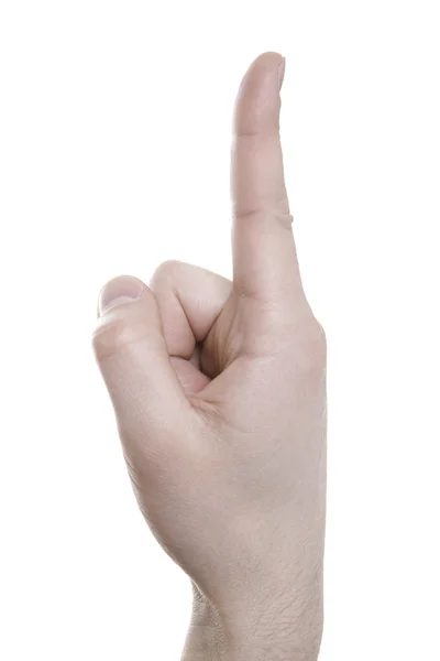 Указательный палец — стоковое фото