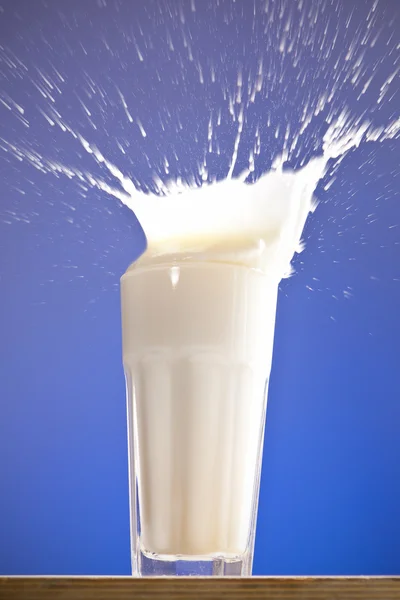 Süt Sıçratma Stok Fotoğraf