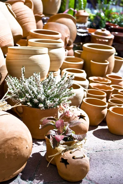 Vasos de terracota — Fotografia de Stock