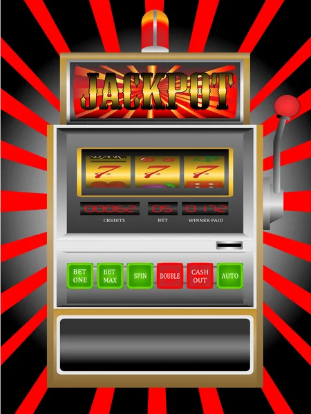 Máquina tragaperras de casino — Archivo Imágenes Vectoriales