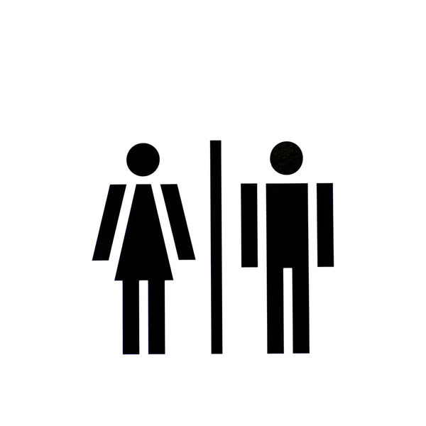 Koncept pohlaví/rovné příležitosti - muž a žena vedle sebe — Stock fotografie