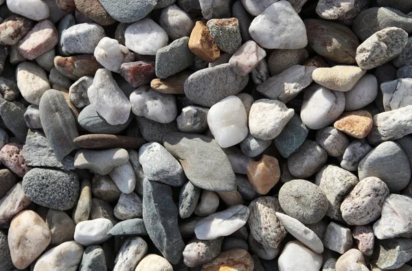 Háttér textúra kerek kavicsos kövekkel — Stock Fotó